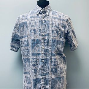 Reyn Spooner Men’s Shirt with Sailboats